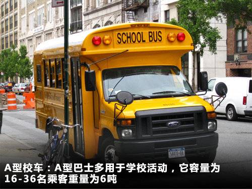 美國校車的分類