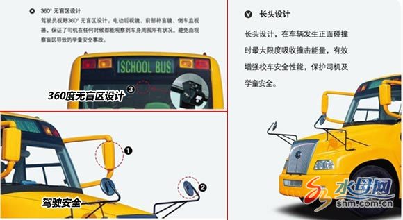 龍口六鄉鎮首批用上大鼻子校車 需交乘車費(圖)