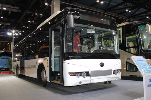 新產品新技術綻放道路運輸展 宇通引領中國客車未來 新產品新技術綻放道路運輸展 宇通引領中國客車未來
