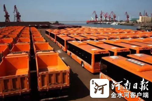 百輛宇通客車交付保加利亞首都 中國客車首次批量走進歐洲