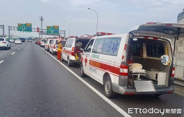快訊 永平工商校車(chē)國(guó)一與大貨車(chē)事故！22學(xué)生 1司機(jī)受傷 堵8公里