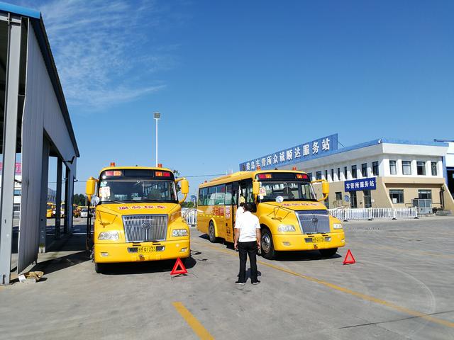 迎開學！黃島126部大鼻子校車全部“體檢”