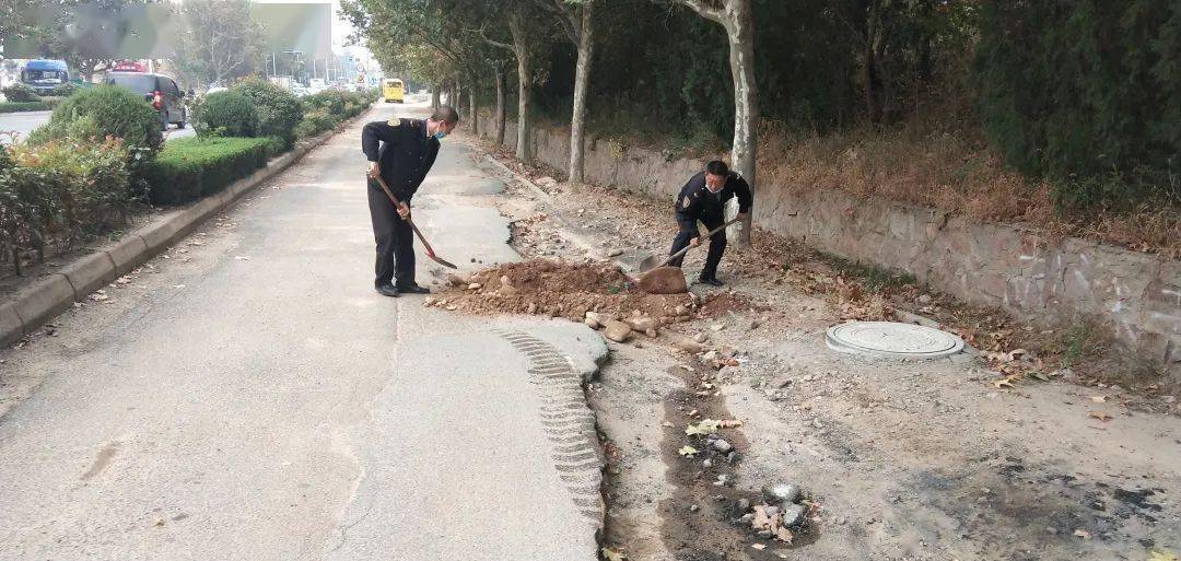 最美校車人 | 交運溫馨校車駕駛員齊心協力填平校園路