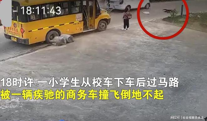 小學(xué)生下校車被后車撞飛 校車司機(jī)未查看傷者情況駕車離開(kāi)惹爭(zhēng)議 小學(xué)生下校車被后車撞飛 校車司機(jī)未查看傷者情況駕車離開(kāi)惹爭(zhēng)議