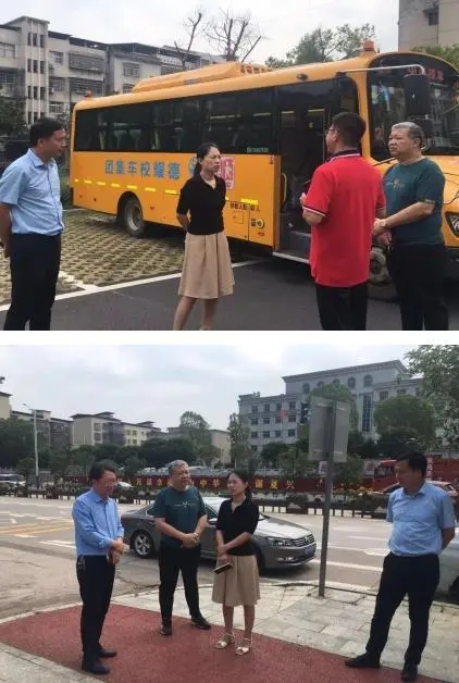 雙牌：副縣長石婧調研校車安全工作