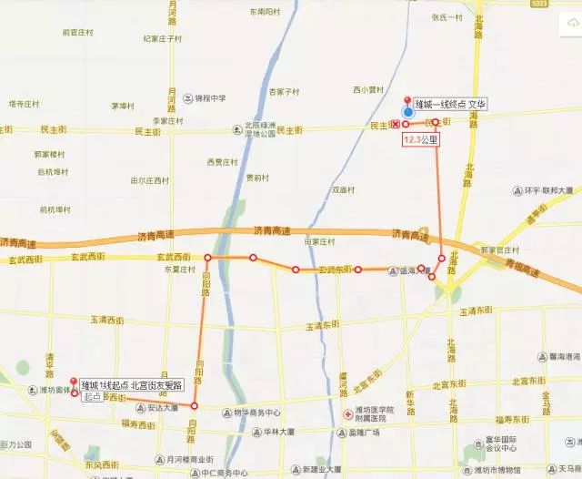 濰坊文華國際小學新增8條校車線路 濰坊文華國際小學新增8條校車線路